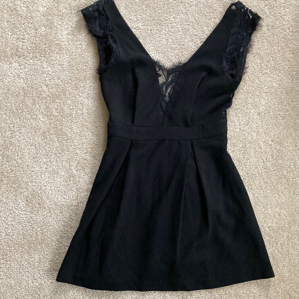 BCBGeneration black lacy cocktail dress